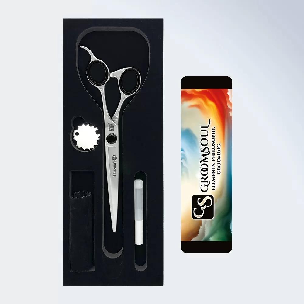 【ドゥルキス】MASSAGE NOIL MARCH 5L×4本セット Ножиці для стрижки собак з насічкою Groom Soul 5 Element 7,5