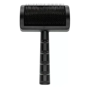 Середня пуходерка-слікер з жорсткими зубцями Groom Soul Pro Black