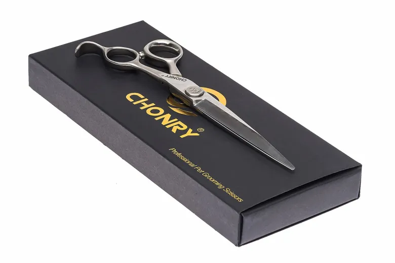 Chonry DS 7.5 Damascus Steel Straight Scissors — Photo 7