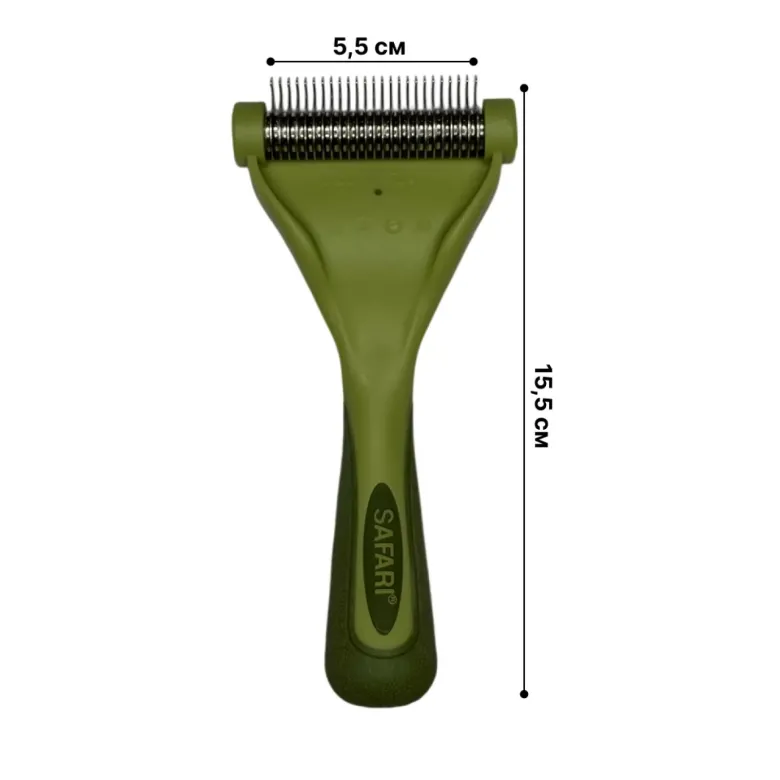 Herramienta para quitar el pelo suelto Coat King Safari Shed Magic para perros, tamaño mediano — Foto 5