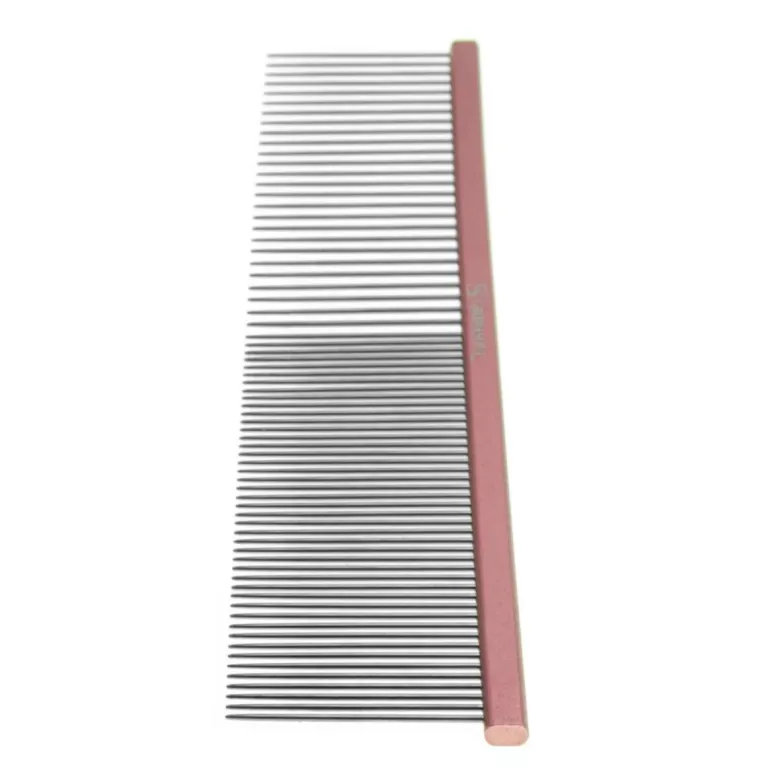 Pettine in metallo per animali domestici Groom Soul Pink 19 cm — Foto 5