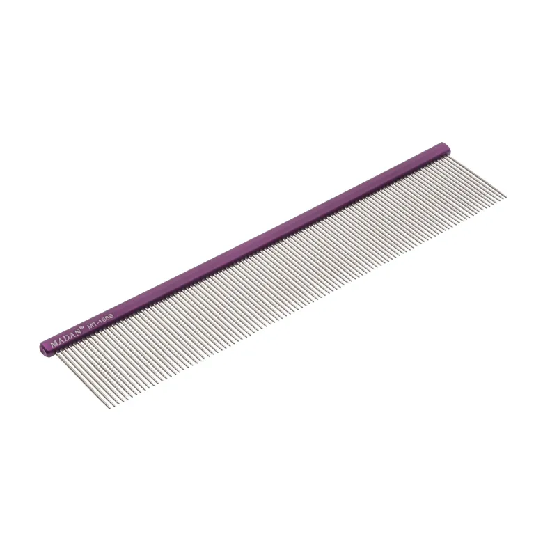 Madan MT-188S Aluminum Single-Row Grooming Comb — Photo 4