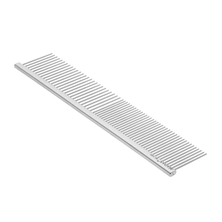 Durable combined metal grooming comb Madan M-188 — Photo 5
