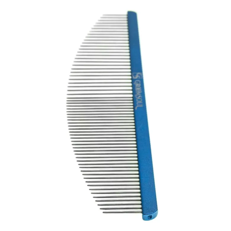 Pettine in metallo Groom Soul Blue Moon per animali domestici, 18 cm — Foto 4