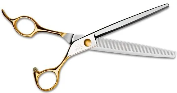 Barracuda Gold Line Thinning Shears 7.0", 56 teeth — Photo 5
