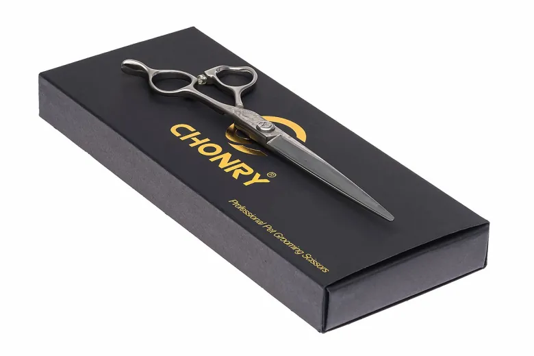 Chonry DS7.0 Damascus Steel Straight Scissors — Photo 7