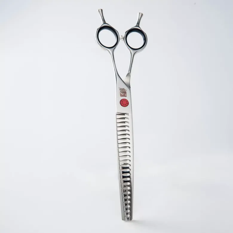 Tijeras de acabado de contorno Groom Soul Elements Fire de 7,5" y 24 dientes — Foto 8