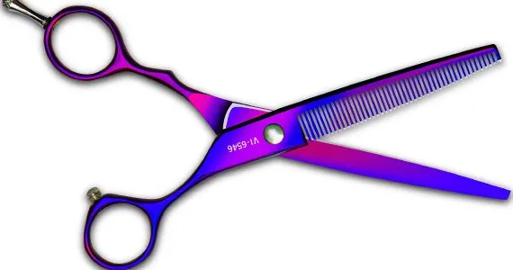 Barracuda Violet Limited Thinning Shears 7", 46 teeth — Photo 5