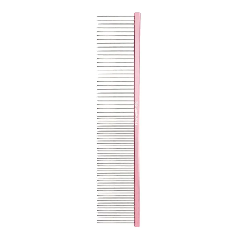 Pettine in metallo per animali domestici Groom Soul Pink 19 cm — Foto 7