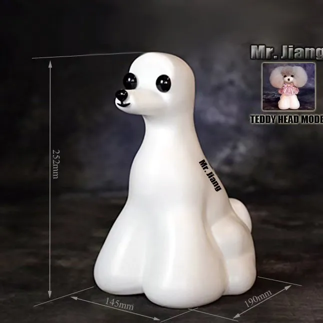 Plastic Teddy Bear Head Mannequin Head by Mr. Jiang