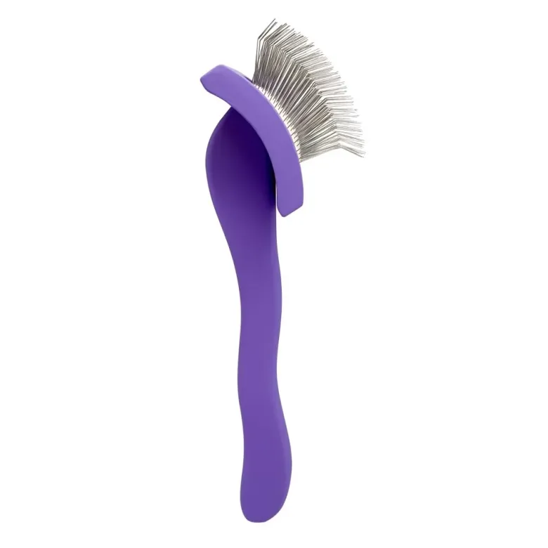 Мала пуходерка з довгими зубцями Groom Soul Violet Series S — Фото 9