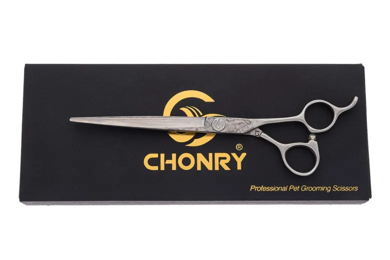 Chonry DS7.0 Damascus Steel Straight Scissors — Photo 6