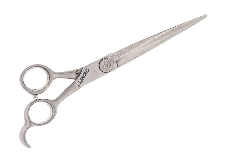 Chonry DS 7.5 Damascus Steel Straight Scissors — Photo 4