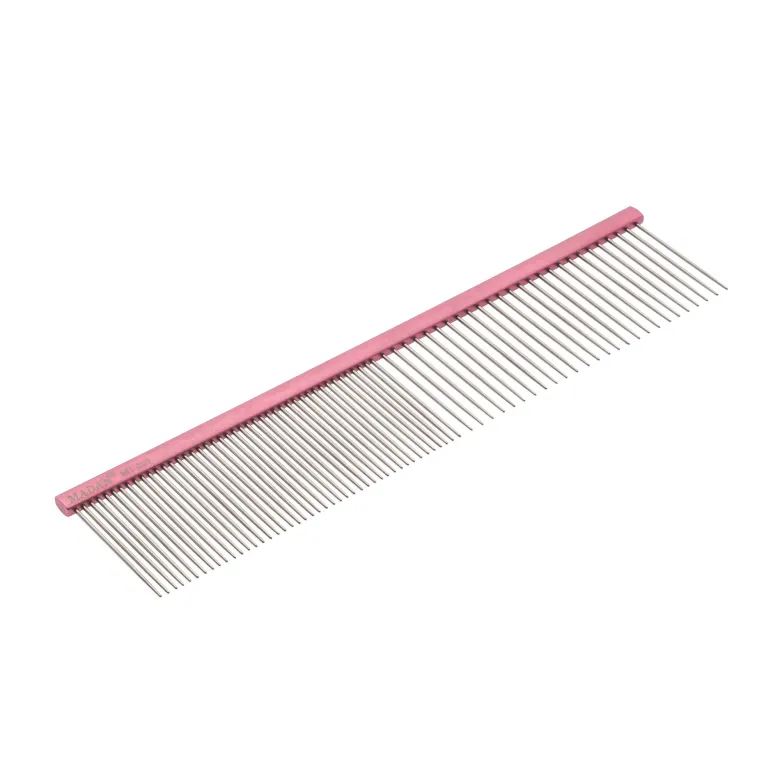 Combined aluminum grooming comb Madan MT-201 — Photo 4