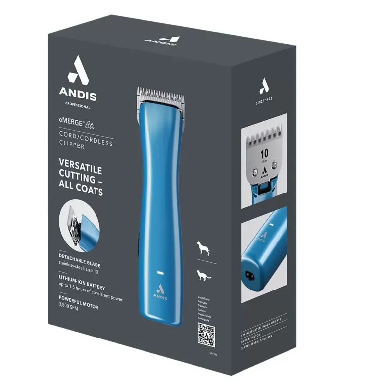 Andis eMerge Lite Blue Pet Clipper — Photo 9
