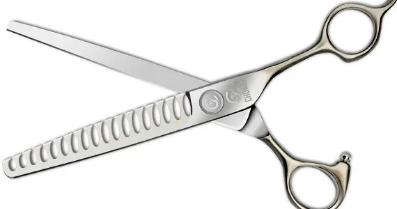 Finishing scissors Chonry FT-M7018, 7.0" 18 teeth — Photo 5