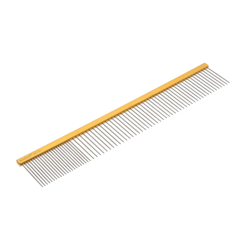 Combined aluminum grooming comb Madan MT-245 — Photo 4