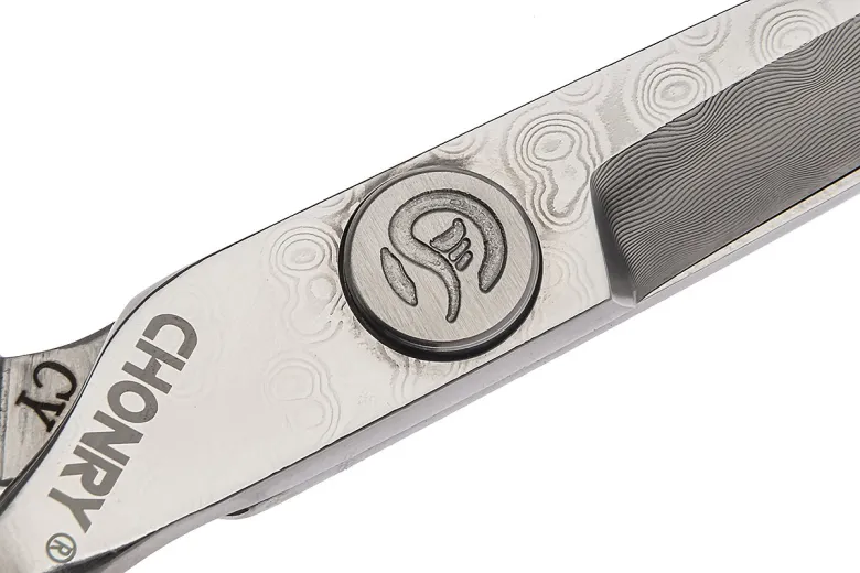 Chonry DS 7.5 Damascus Steel Straight Scissors — Photo 8