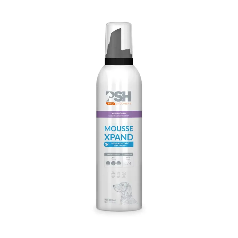 Mousse for dog hair volume PSH Mousse Xpand Foam, 300 ml — Photo 4