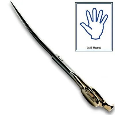 Леворучные контурные ножницы Geib Katana Cobalt — Фото 5