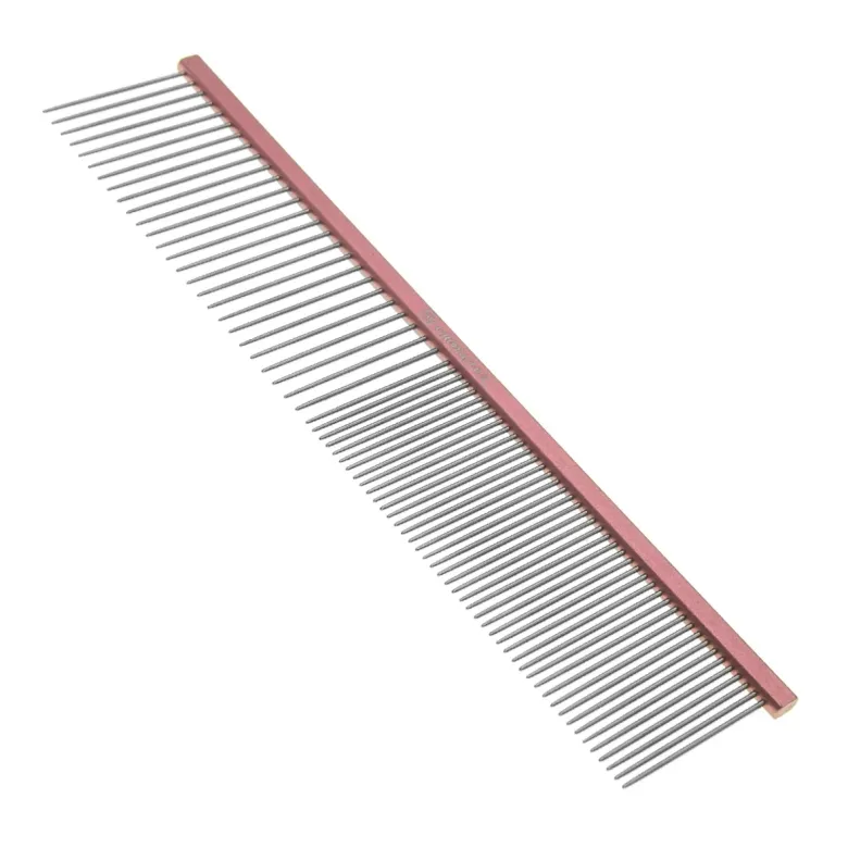 Pettine in metallo per animali domestici Groom Soul Pink 19 cm