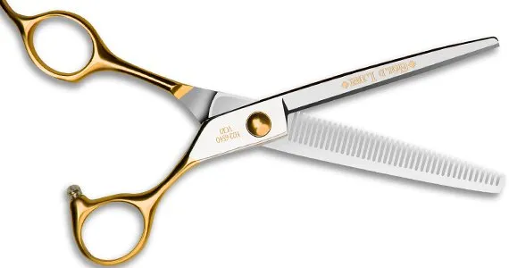 Barracuda Gold Line Effilierschere 6,5", 40 Zähne — Foto 5