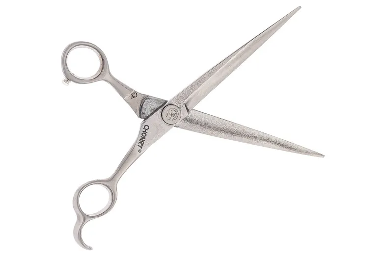 Chonry DS 7.5 Damascus Steel Straight Scissors — Photo 5