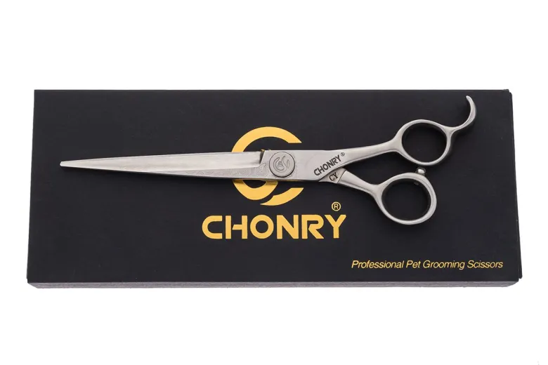 Chonry DS 7.5 Damascus Steel Straight Scissors — Photo 6