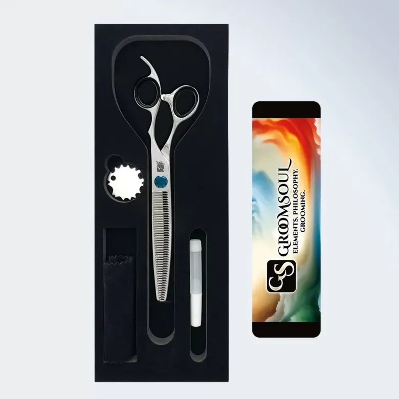Groom Soul Elements Water CNC 7,5" Effilierschere mit 46 Zähnen — Foto 12