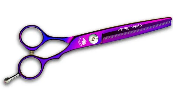 Barracuda Violet Limited Thinning Shears 7", 46 teeth — Photo 4