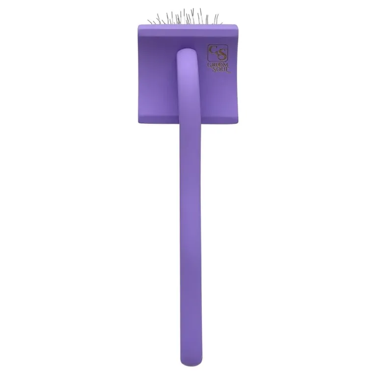 Мала пуходерка з довгими зубцями Groom Soul Violet Series S — Фото 8