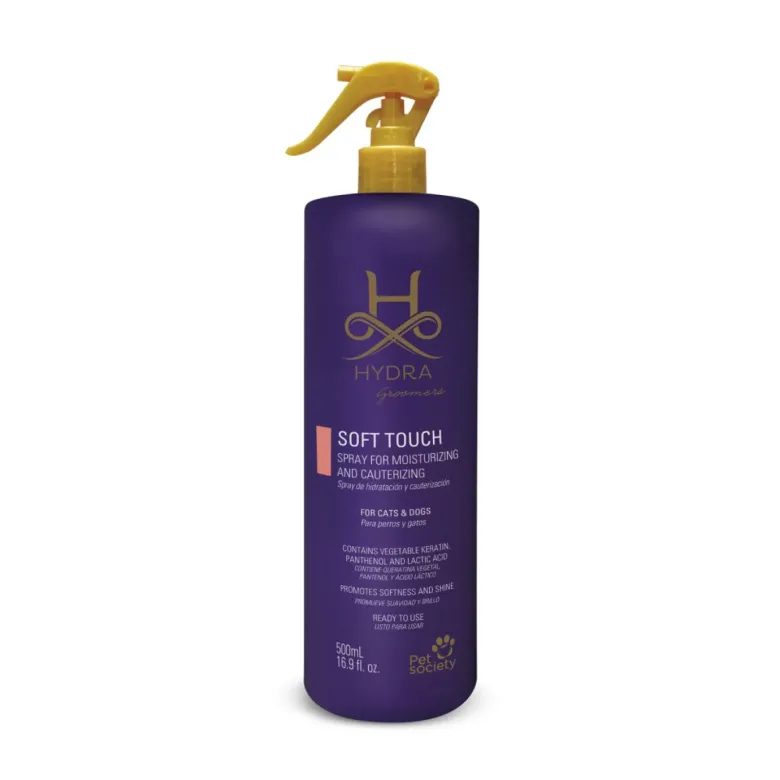 Stylingspray mit Feuchtigkeitseffekt für Hunde- und Katzenhaar Hydra GROOMERS Soft Touch, 500 ml — Foto 4