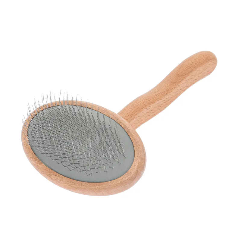 Round medium soft poultice with medium teeth Barracuda Wooden R — Photo 4
