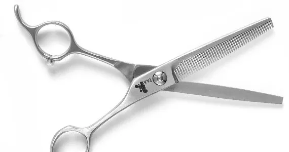 TAA X-46 Fellpflegeschere, 6,0" mit 46 Zähnen — Foto 5