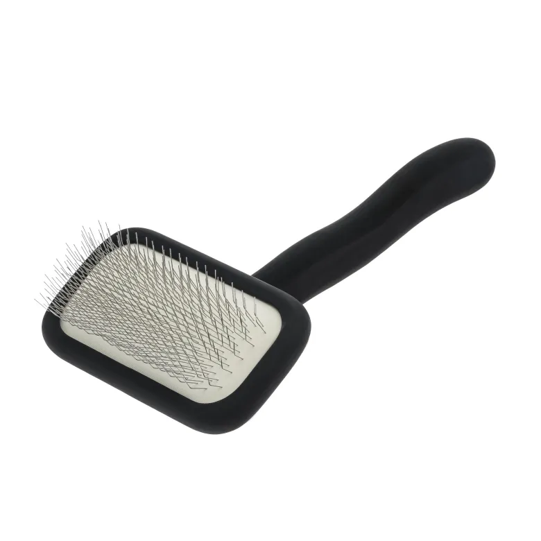 Puf mediano suave con dientes medianos Barracuda Violeta/Negro M — Foto 5