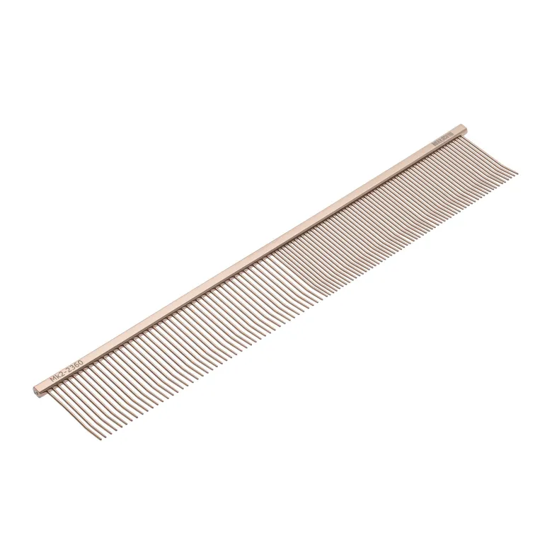 Barracuda Premium MK2 metal comb with curved, frequent teeth, 22.5 cm — Photo 4