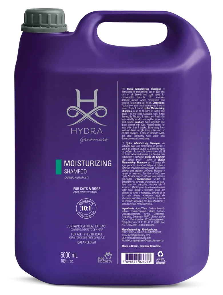 Hydra Feuchtigkeitsshampoo für Hunde 10x1