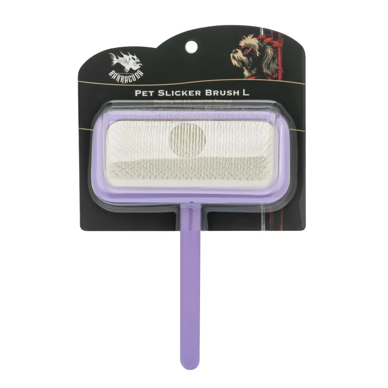 Cataplasma grande suave con dientes medianos Barracuda Violeta/Negro L — Foto 7