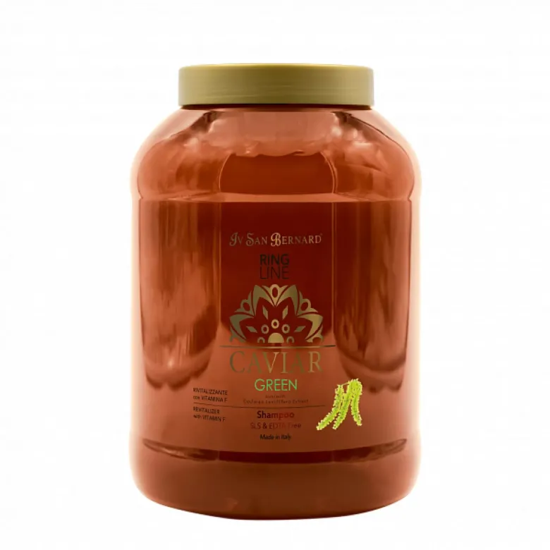 Champú terapéutico hidratante Iv San Bernard Green Caviar 3000 ml