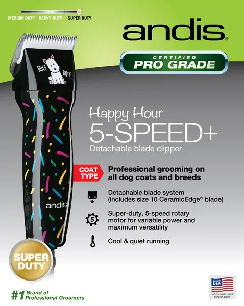 Andis Excel 5-speed Happy Hour grooming clipper — Photo 7