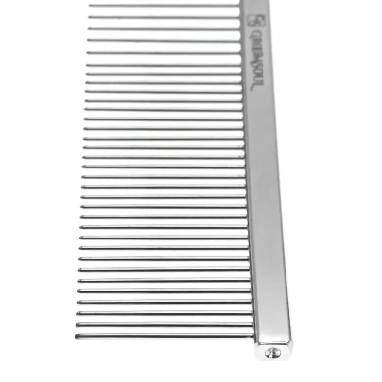 Металлический комбинированный гребень для животных Groom Soul Basic 14,5 см — Фото 9