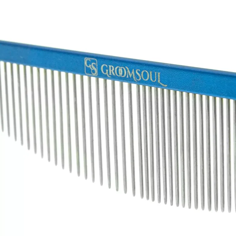 Pettine in metallo Groom Soul Blue Moon per animali domestici, 18 cm — Foto 1