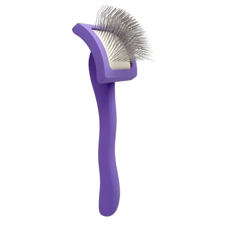 Мала пуходерка з довгими зубцями Groom Soul Violet Series S — Фото 10