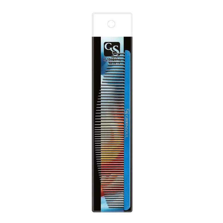 Pettine in metallo Groom Soul Blue Moon per animali domestici, 18 cm — Foto 7