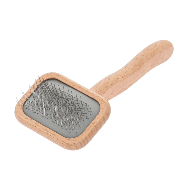 Pequeño y suave slicker con dientes medianos Barracuda Wooden S