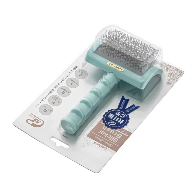 Cepillo de dientes mediano y largo Gold Pets Long Pins — Foto 2