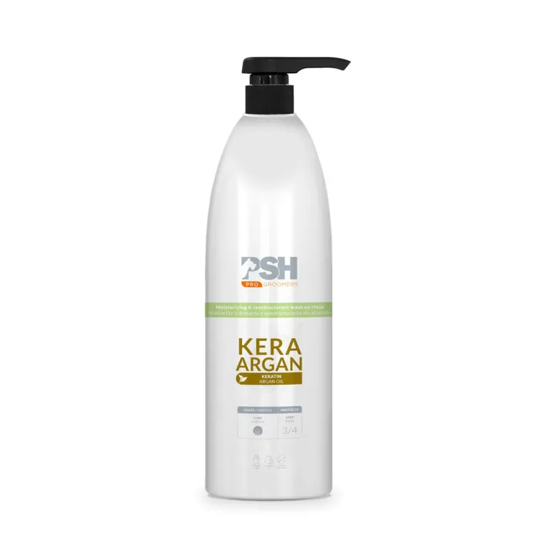 PSH Kera Argan Mask, a leave-in moisturizing and smoothing hair mask — Photo 4