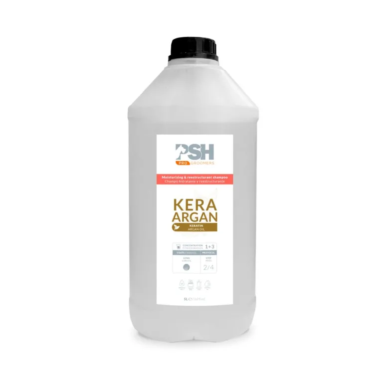 Відновлювальний шампунь PSH Kera Argan з кератином та аргановою олією — Фото 5