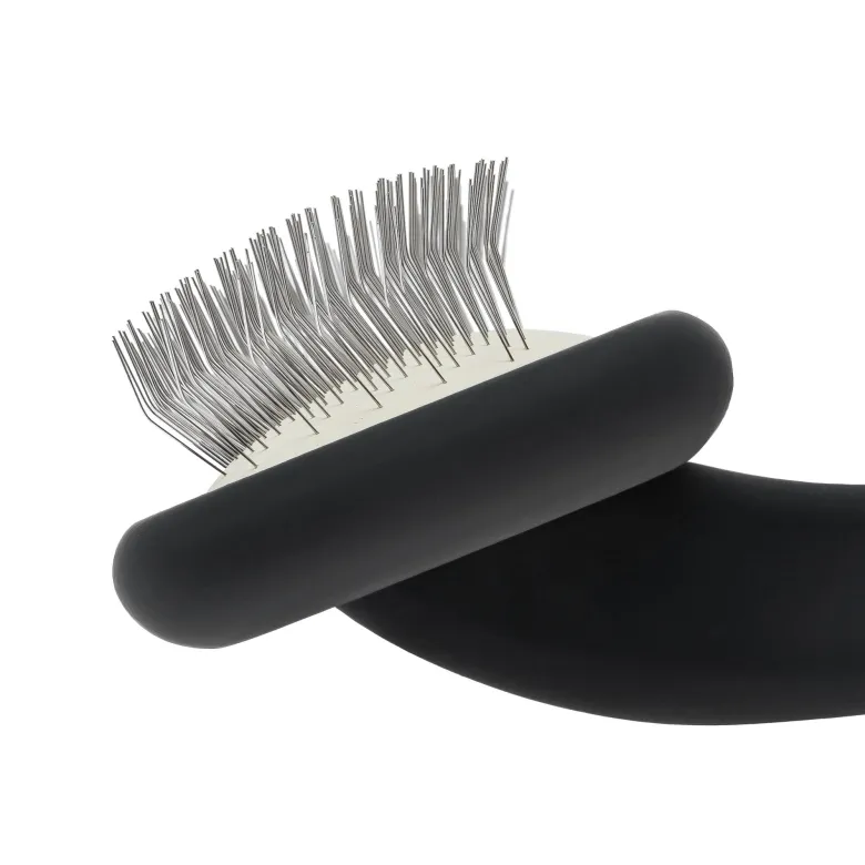 Puf mediano suave con dientes medianos Barracuda Violeta/Negro M — Foto 8
