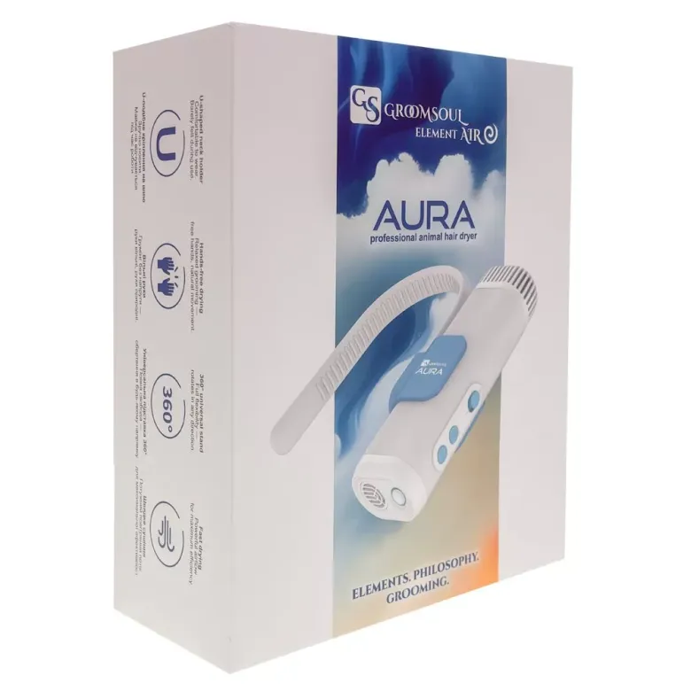 Secador de cuello compacto para secar mascotas Groom Soul Aura — Foto 11